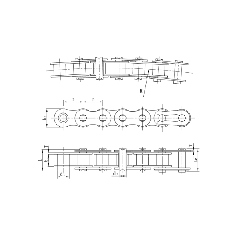 سلاسل القوس الجانبية المتينة ذات الأداء المستقر