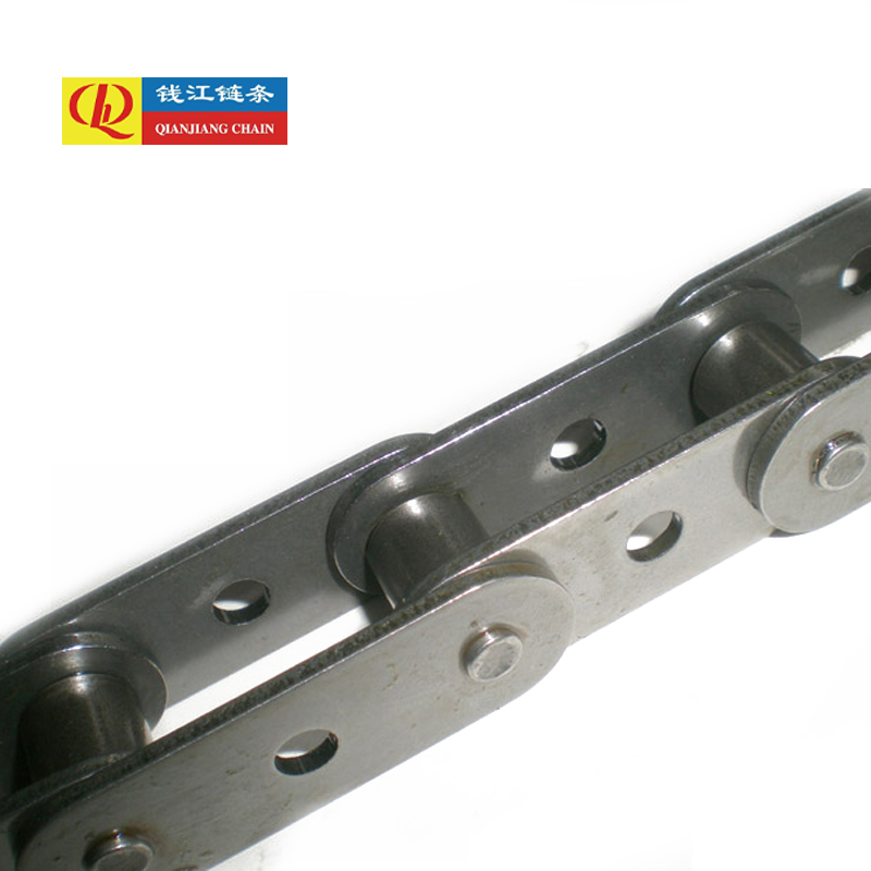 سلاسل ناقلة ذات خطوة مزدوجة مع فتحات مركزية