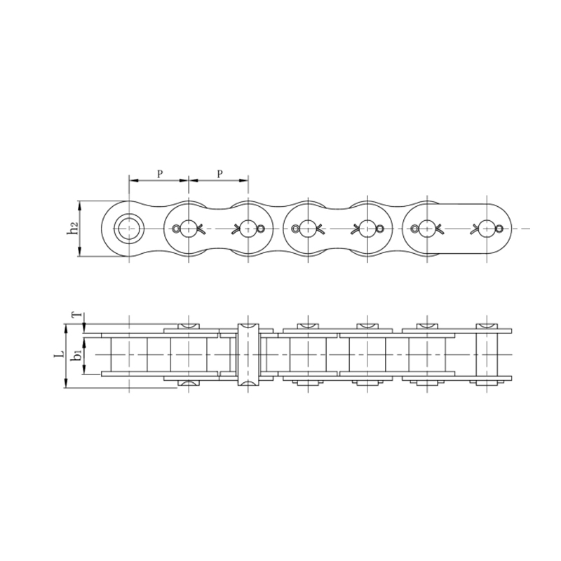 سلاسل الأسطوانة الدقيقة ذات الدرجة القصيرة من النوع Cottered (سلسلة)