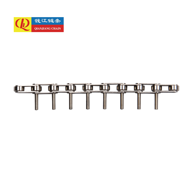 سلاسل ناقلة مزدوجة من الفولاذ المقاوم للصدأ مع دبابيس ممتدة