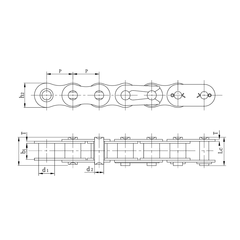 سلاسل الدراجات النارية القياسية